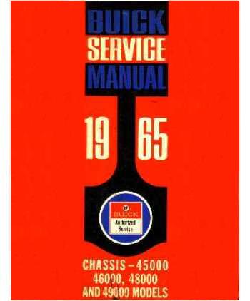 1965 Buick chassis service 1965 GM body service manual 1965 Buick Special 